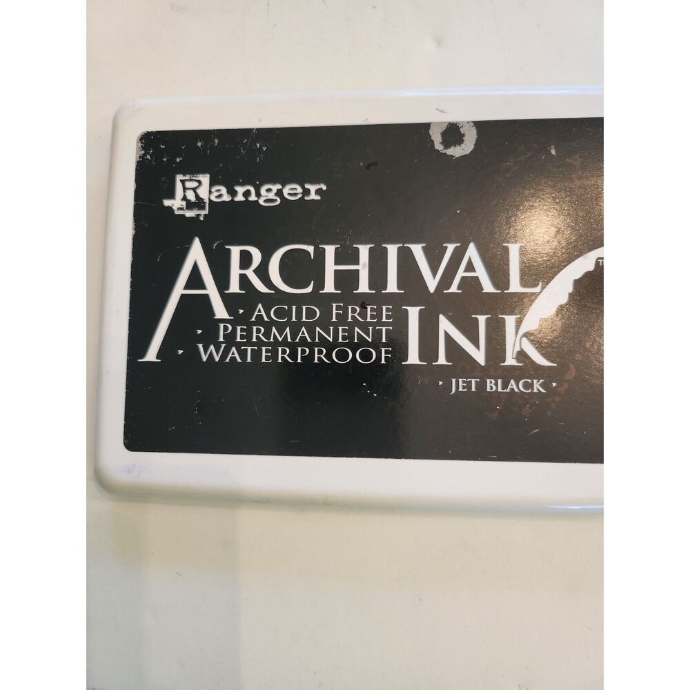 Ranger Archival Ink Pad in the Jet Black color B1